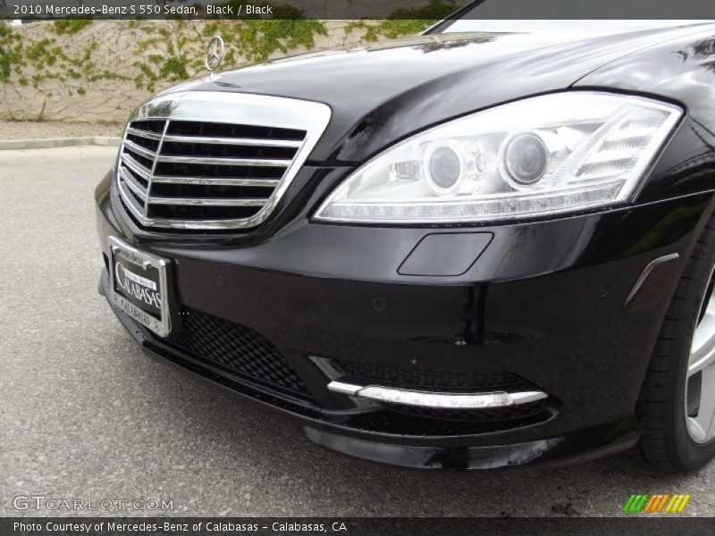 Black / Black 2010 Mercedes-Benz S 550 Sedan