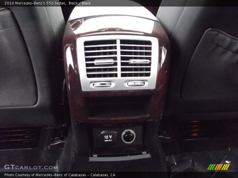 Black / Black 2010 Mercedes-Benz S 550 Sedan