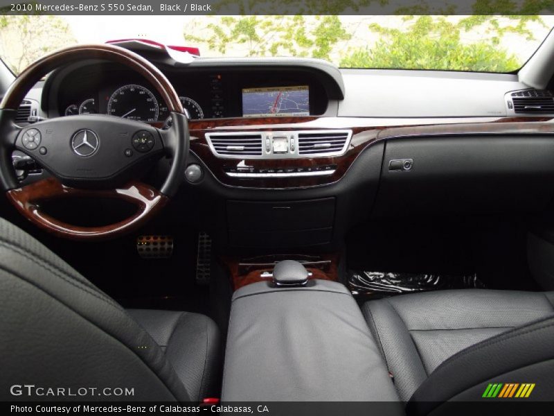 Black / Black 2010 Mercedes-Benz S 550 Sedan