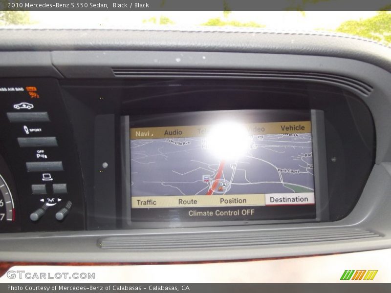 Black / Black 2010 Mercedes-Benz S 550 Sedan
