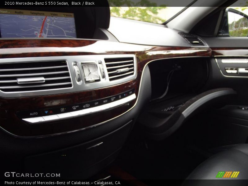 Black / Black 2010 Mercedes-Benz S 550 Sedan