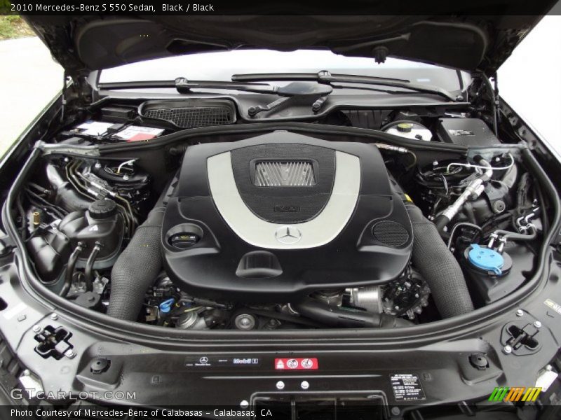 Black / Black 2010 Mercedes-Benz S 550 Sedan