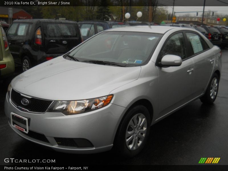 Bright Silver / Stone 2010 Kia Forte EX