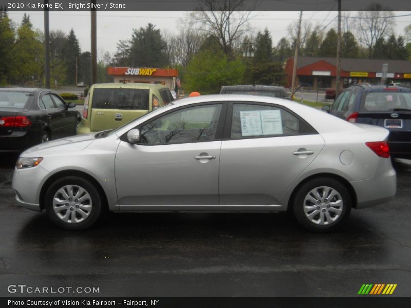 Bright Silver / Stone 2010 Kia Forte EX