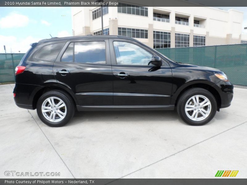  2010 Santa Fe Limited Phantom Black Metallic