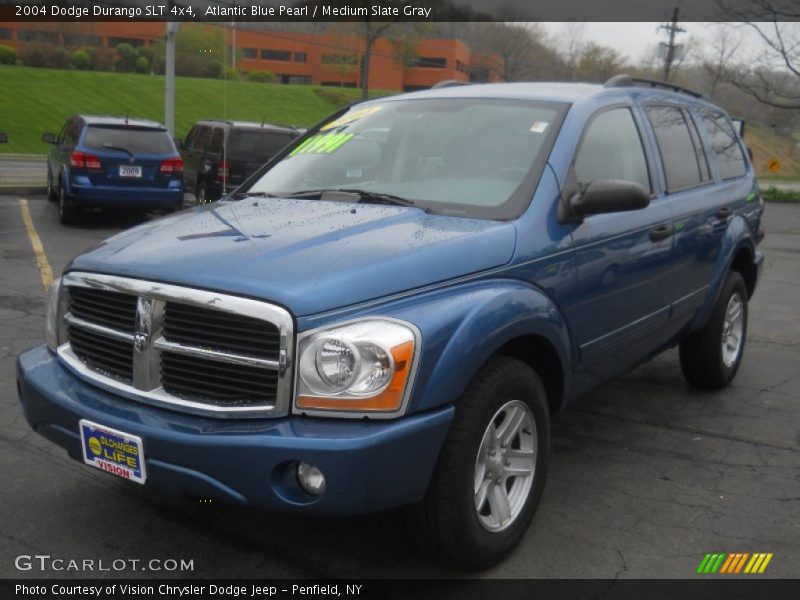 Atlantic Blue Pearl / Medium Slate Gray 2004 Dodge Durango SLT 4x4