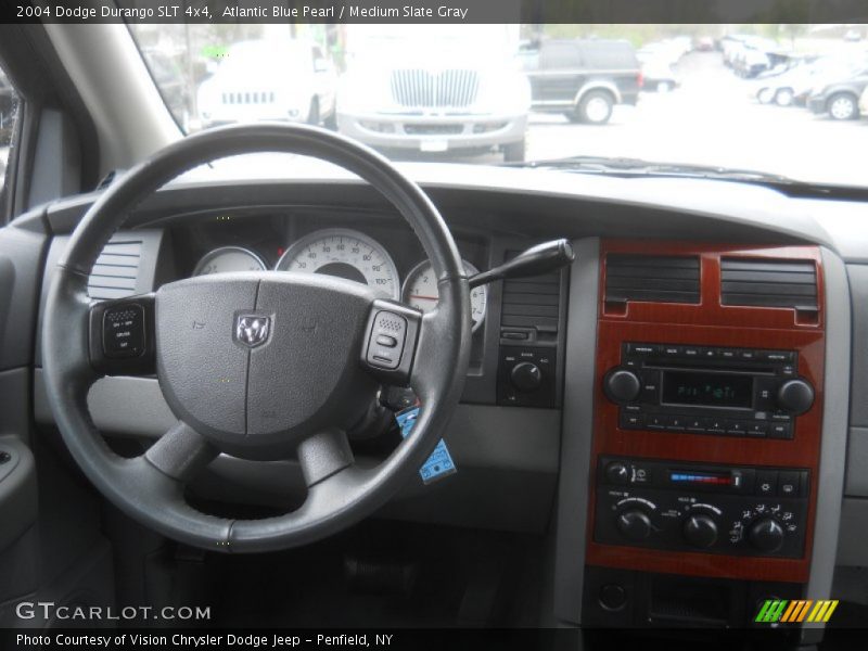 Atlantic Blue Pearl / Medium Slate Gray 2004 Dodge Durango SLT 4x4