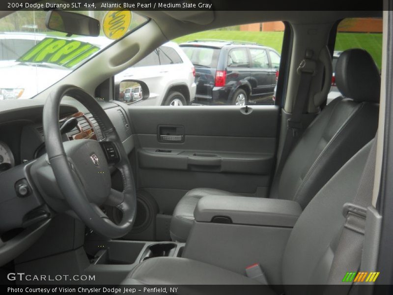 Atlantic Blue Pearl / Medium Slate Gray 2004 Dodge Durango SLT 4x4
