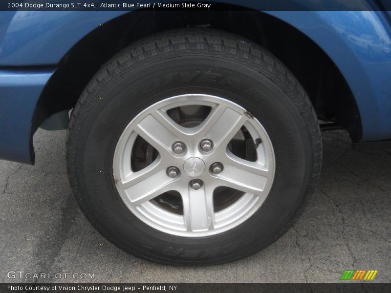 Atlantic Blue Pearl / Medium Slate Gray 2004 Dodge Durango SLT 4x4