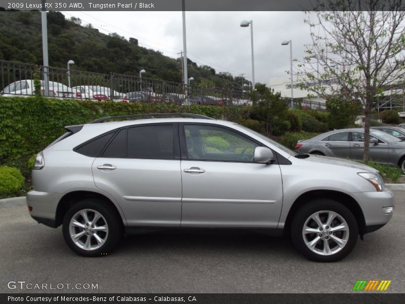 Tungsten Pearl / Black 2009 Lexus RX 350 AWD