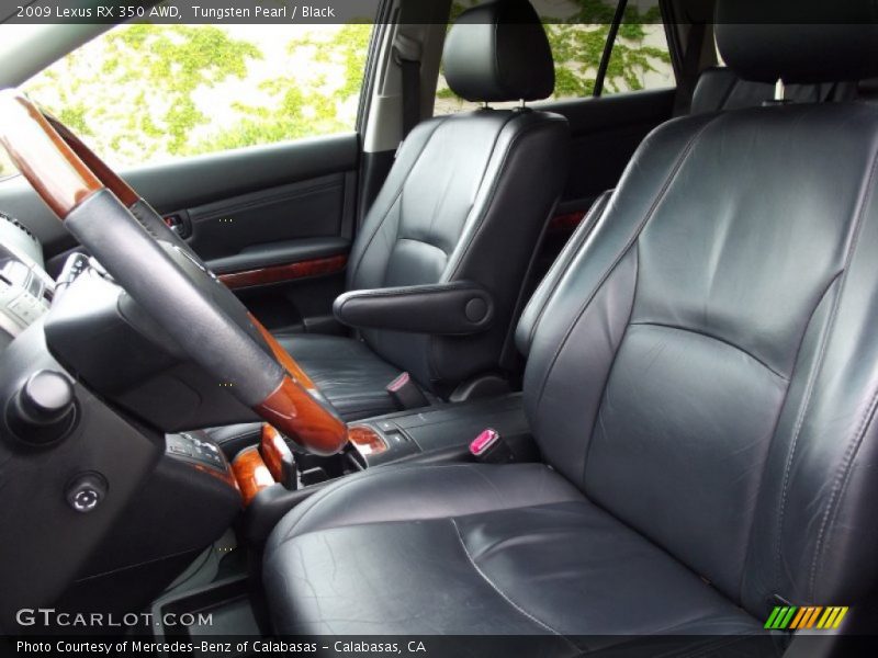 Tungsten Pearl / Black 2009 Lexus RX 350 AWD