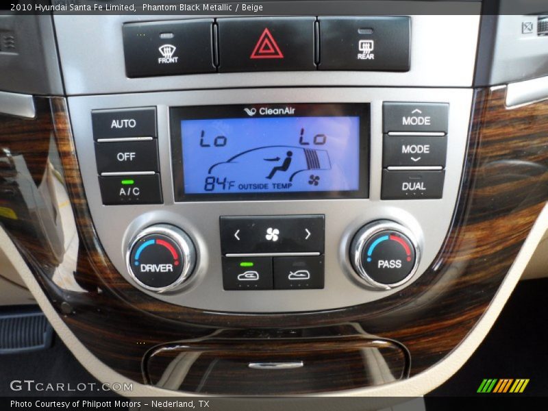 Controls of 2010 Santa Fe Limited