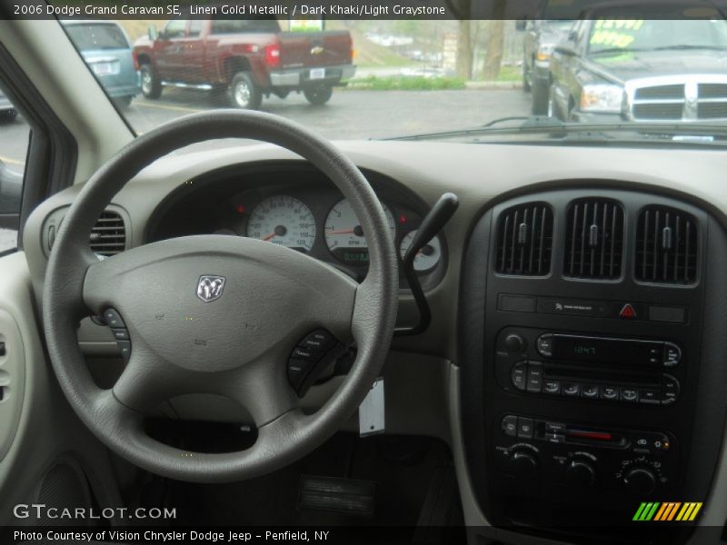 Linen Gold Metallic / Dark Khaki/Light Graystone 2006 Dodge Grand Caravan SE