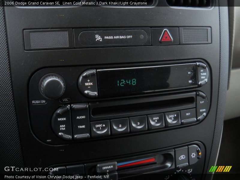 Linen Gold Metallic / Dark Khaki/Light Graystone 2006 Dodge Grand Caravan SE