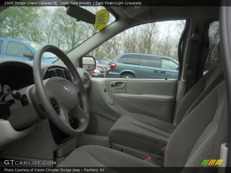 Linen Gold Metallic / Dark Khaki/Light Graystone 2006 Dodge Grand Caravan SE