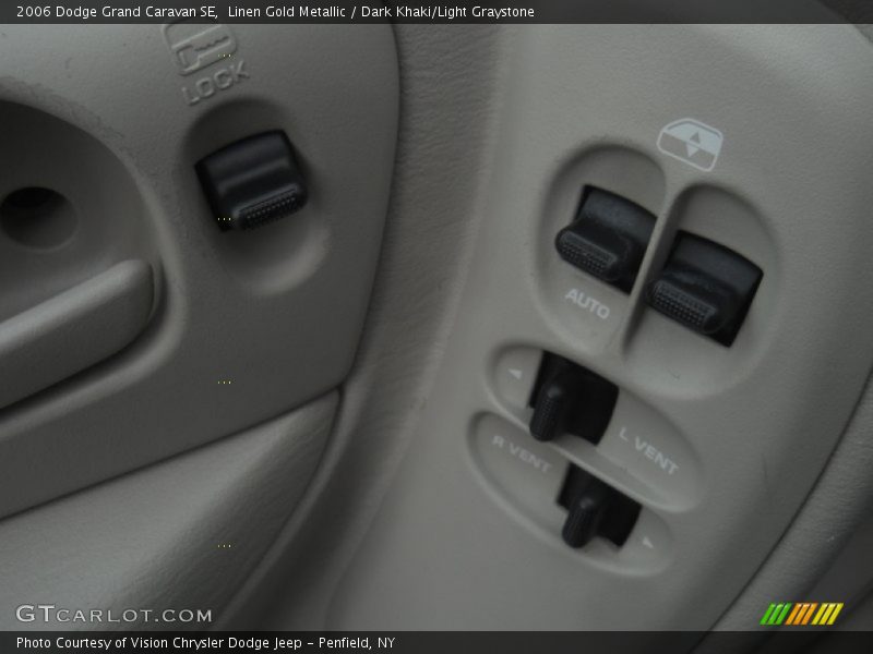 Linen Gold Metallic / Dark Khaki/Light Graystone 2006 Dodge Grand Caravan SE