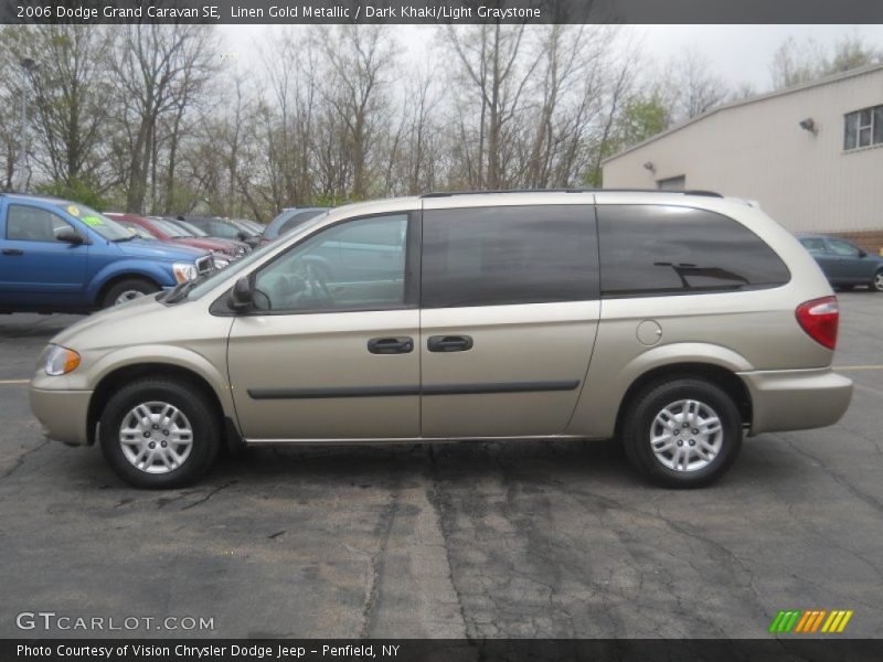 Linen Gold Metallic / Dark Khaki/Light Graystone 2006 Dodge Grand Caravan SE