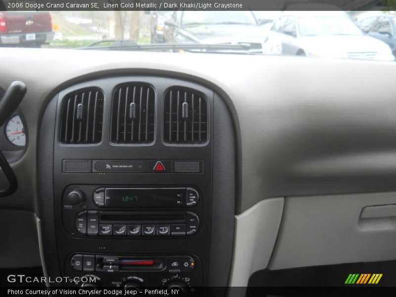Linen Gold Metallic / Dark Khaki/Light Graystone 2006 Dodge Grand Caravan SE