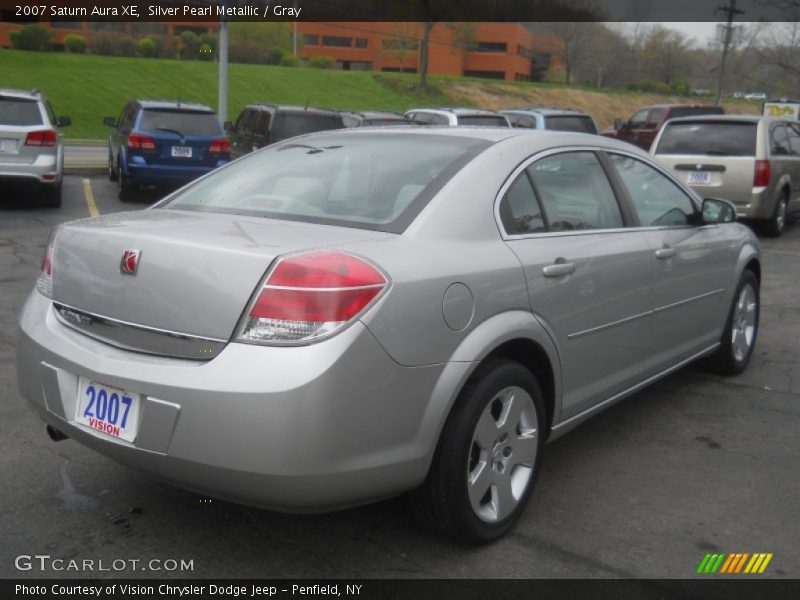 Silver Pearl Metallic / Gray 2007 Saturn Aura XE
