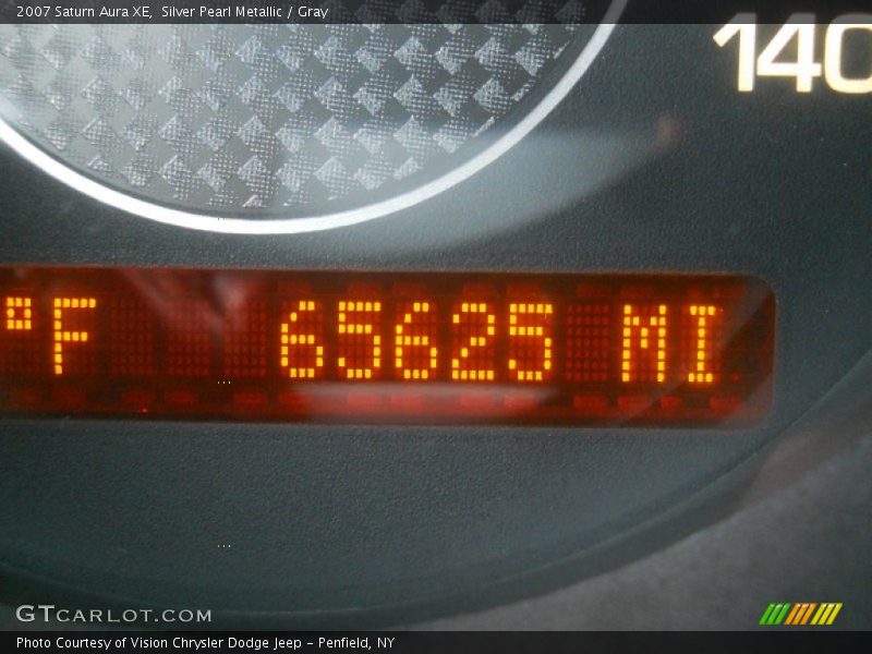 Silver Pearl Metallic / Gray 2007 Saturn Aura XE