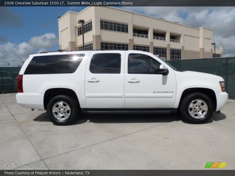 Summit White / Light Cashmere/Ebony 2008 Chevrolet Suburban 1500 LT