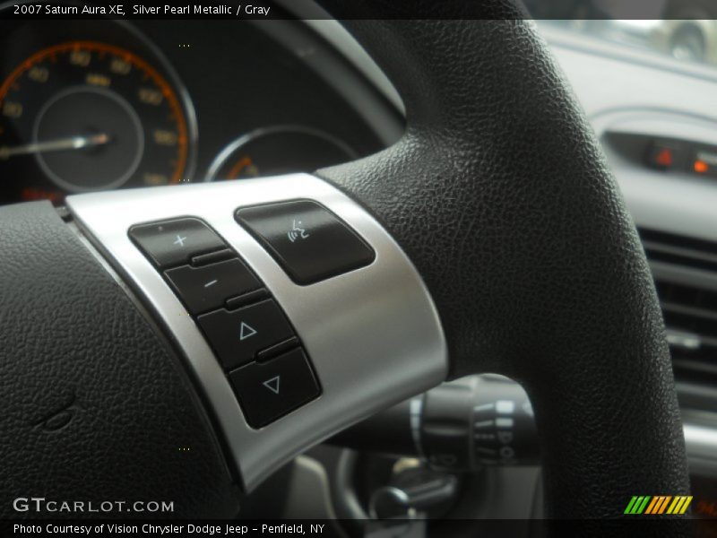 Silver Pearl Metallic / Gray 2007 Saturn Aura XE