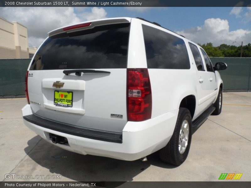 Summit White / Light Cashmere/Ebony 2008 Chevrolet Suburban 1500 LT