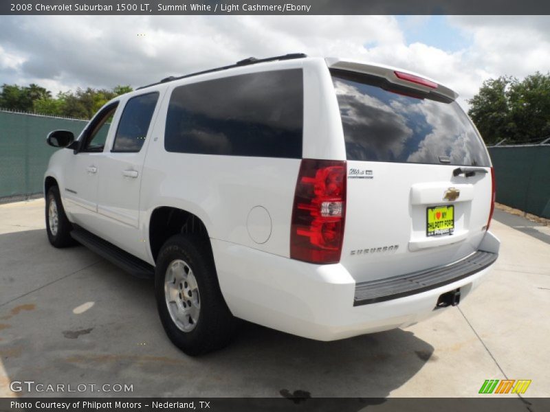 Summit White / Light Cashmere/Ebony 2008 Chevrolet Suburban 1500 LT
