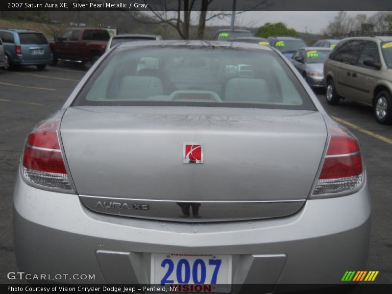 Silver Pearl Metallic / Gray 2007 Saturn Aura XE