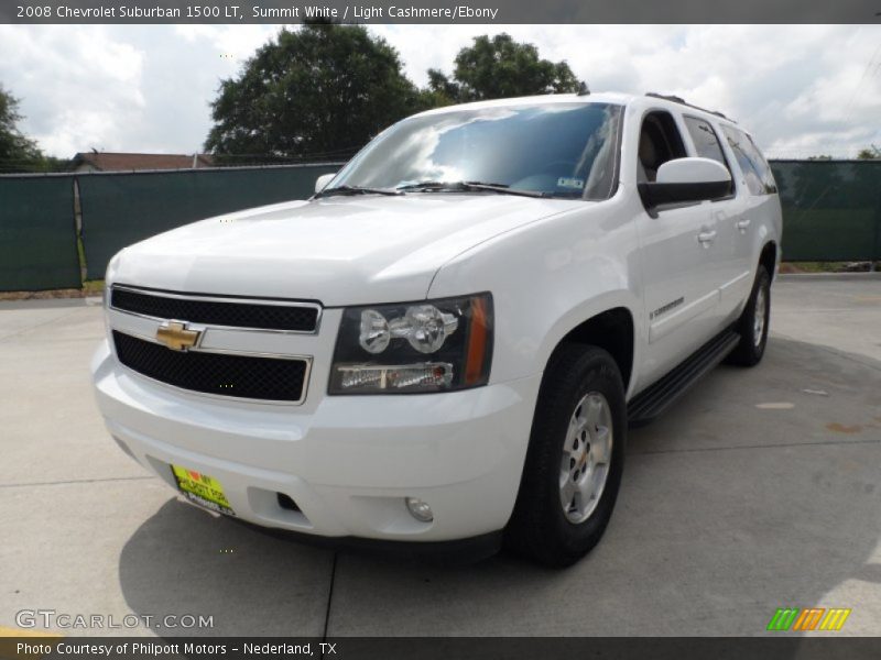 Summit White / Light Cashmere/Ebony 2008 Chevrolet Suburban 1500 LT