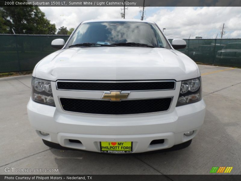 Summit White / Light Cashmere/Ebony 2008 Chevrolet Suburban 1500 LT
