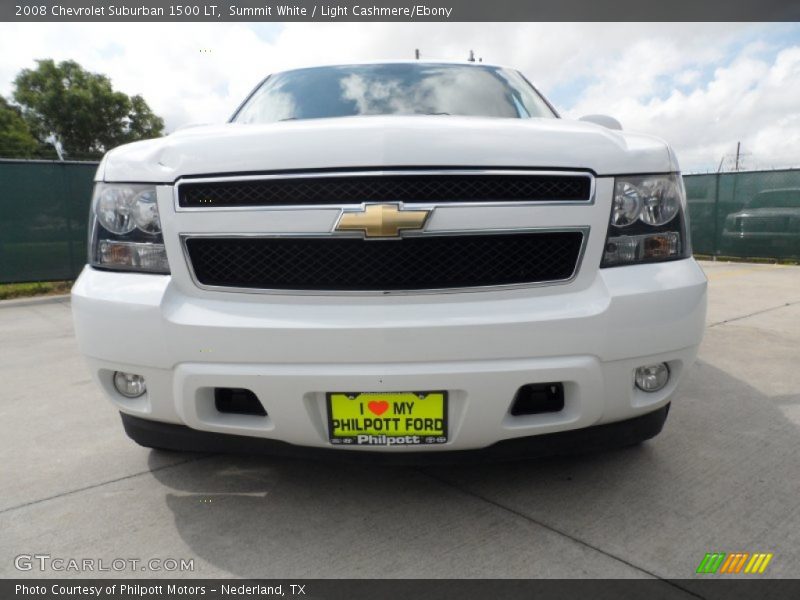 Summit White / Light Cashmere/Ebony 2008 Chevrolet Suburban 1500 LT