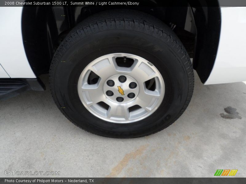 Summit White / Light Cashmere/Ebony 2008 Chevrolet Suburban 1500 LT