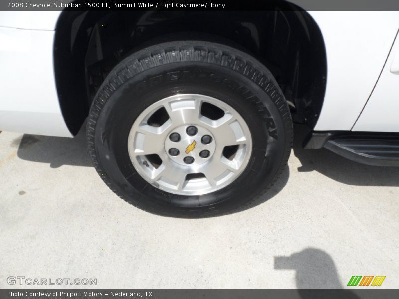 Summit White / Light Cashmere/Ebony 2008 Chevrolet Suburban 1500 LT