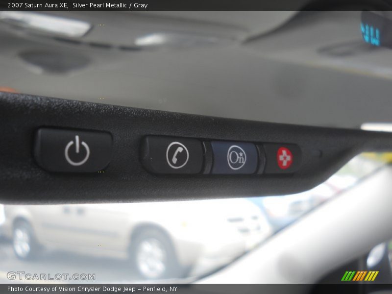 Silver Pearl Metallic / Gray 2007 Saturn Aura XE