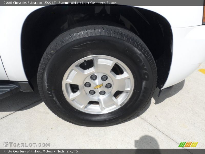 Summit White / Light Cashmere/Ebony 2008 Chevrolet Suburban 1500 LT