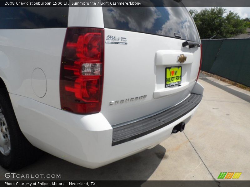 Summit White / Light Cashmere/Ebony 2008 Chevrolet Suburban 1500 LT