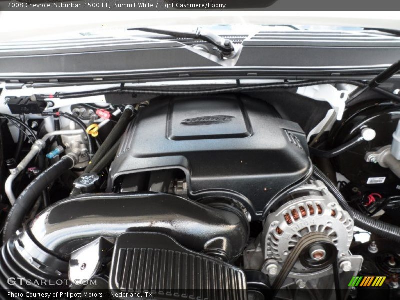 Summit White / Light Cashmere/Ebony 2008 Chevrolet Suburban 1500 LT