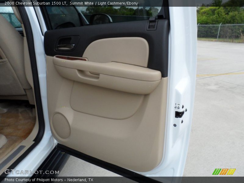 Summit White / Light Cashmere/Ebony 2008 Chevrolet Suburban 1500 LT