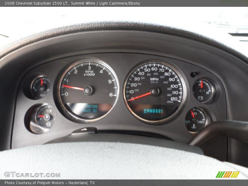 Summit White / Light Cashmere/Ebony 2008 Chevrolet Suburban 1500 LT