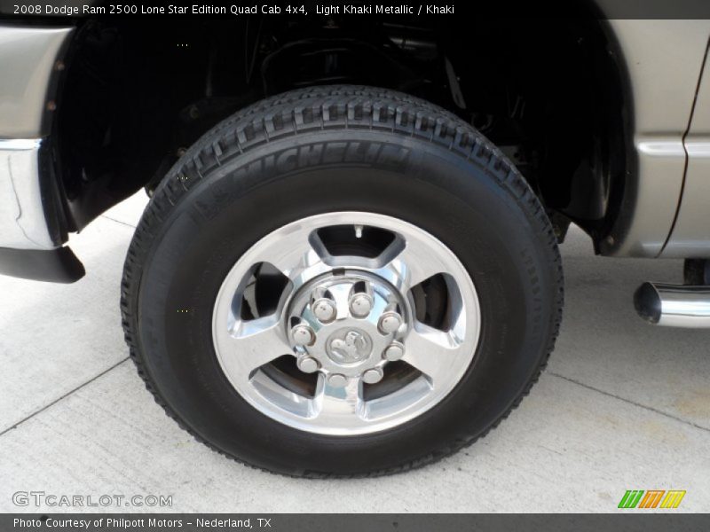 Light Khaki Metallic / Khaki 2008 Dodge Ram 2500 Lone Star Edition Quad Cab 4x4