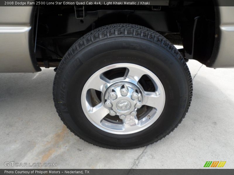 Light Khaki Metallic / Khaki 2008 Dodge Ram 2500 Lone Star Edition Quad Cab 4x4