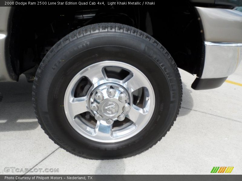 Light Khaki Metallic / Khaki 2008 Dodge Ram 2500 Lone Star Edition Quad Cab 4x4