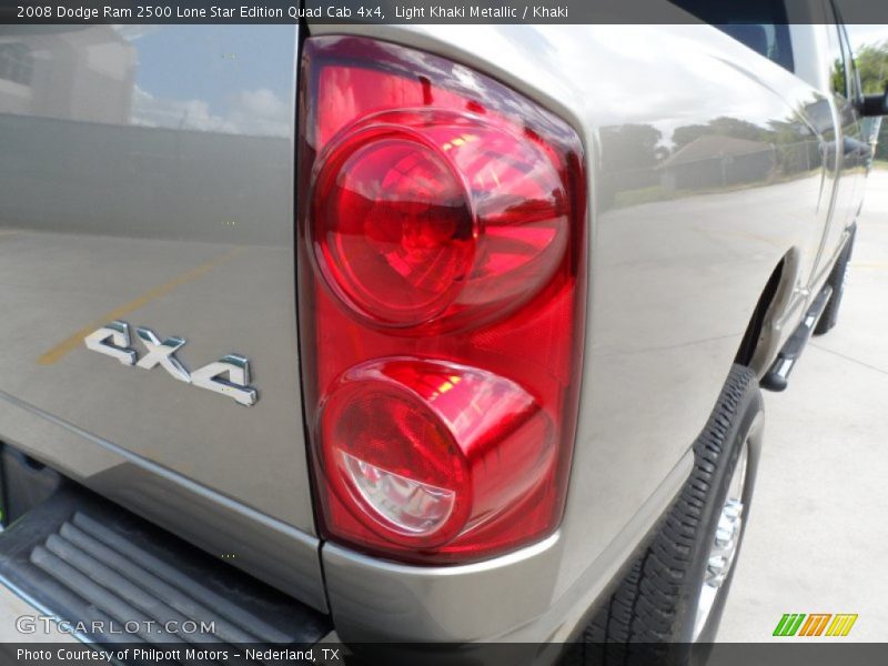 Light Khaki Metallic / Khaki 2008 Dodge Ram 2500 Lone Star Edition Quad Cab 4x4