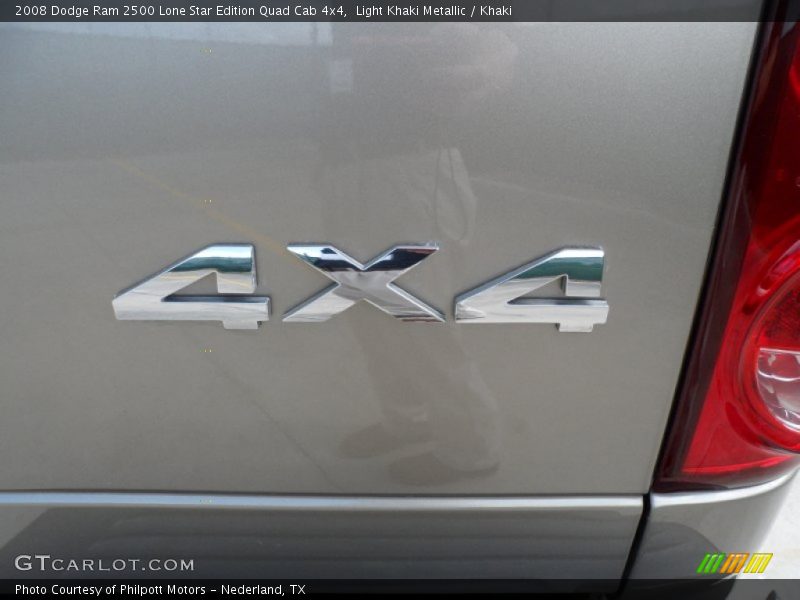 Light Khaki Metallic / Khaki 2008 Dodge Ram 2500 Lone Star Edition Quad Cab 4x4