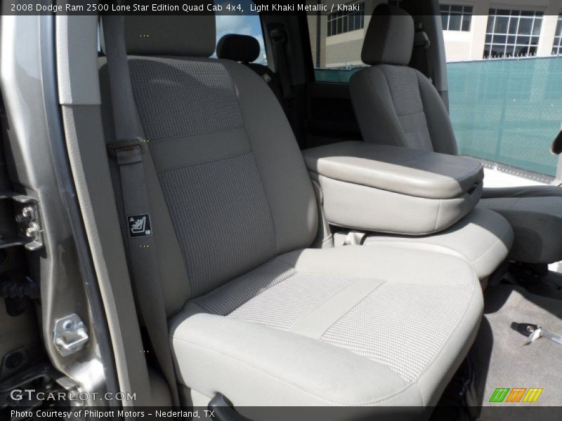 Light Khaki Metallic / Khaki 2008 Dodge Ram 2500 Lone Star Edition Quad Cab 4x4