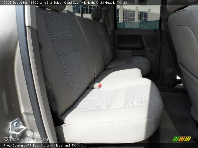 Light Khaki Metallic / Khaki 2008 Dodge Ram 2500 Lone Star Edition Quad Cab 4x4