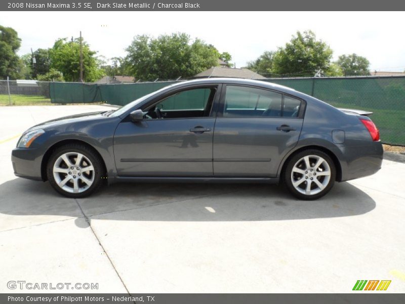 Dark Slate Metallic / Charcoal Black 2008 Nissan Maxima 3.5 SE