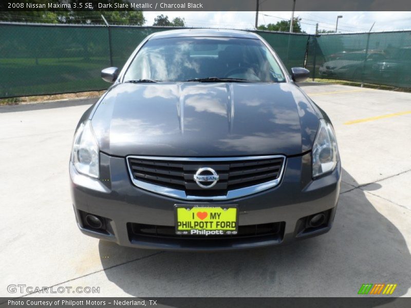 Dark Slate Metallic / Charcoal Black 2008 Nissan Maxima 3.5 SE