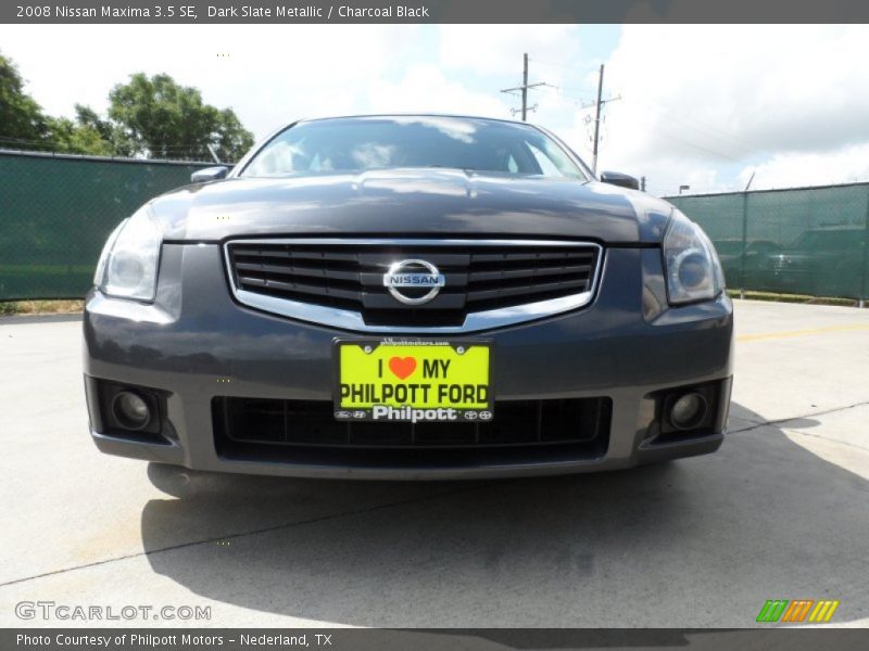 Dark Slate Metallic / Charcoal Black 2008 Nissan Maxima 3.5 SE